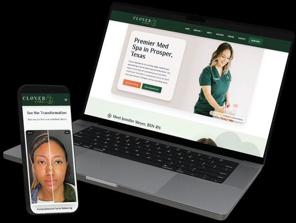 Med Spa Website Example